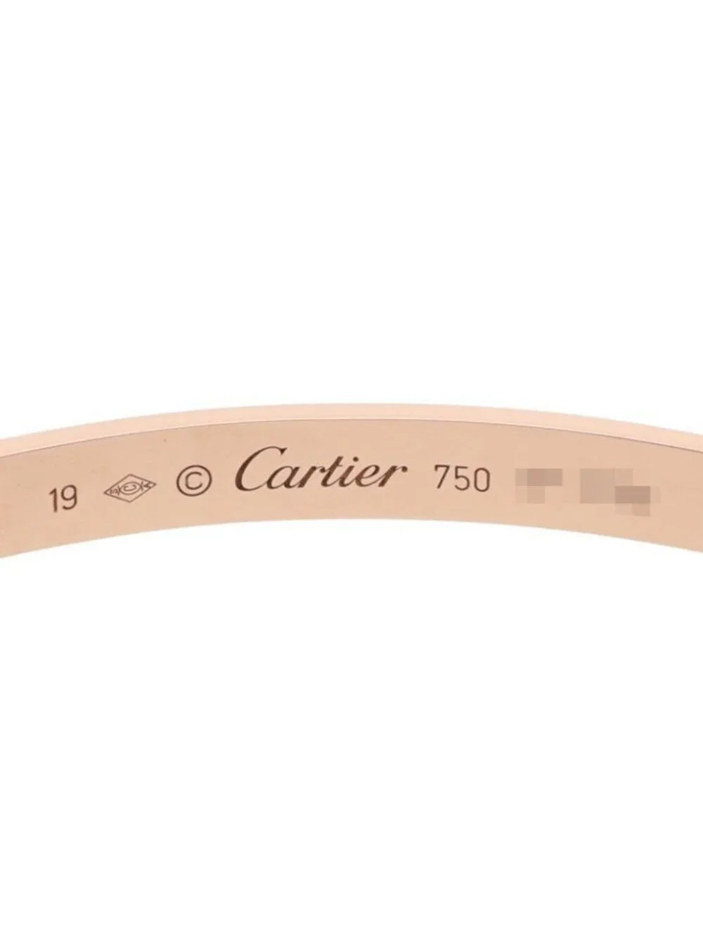 Cartier Love Bracelet Open 18k Pink Gold 19